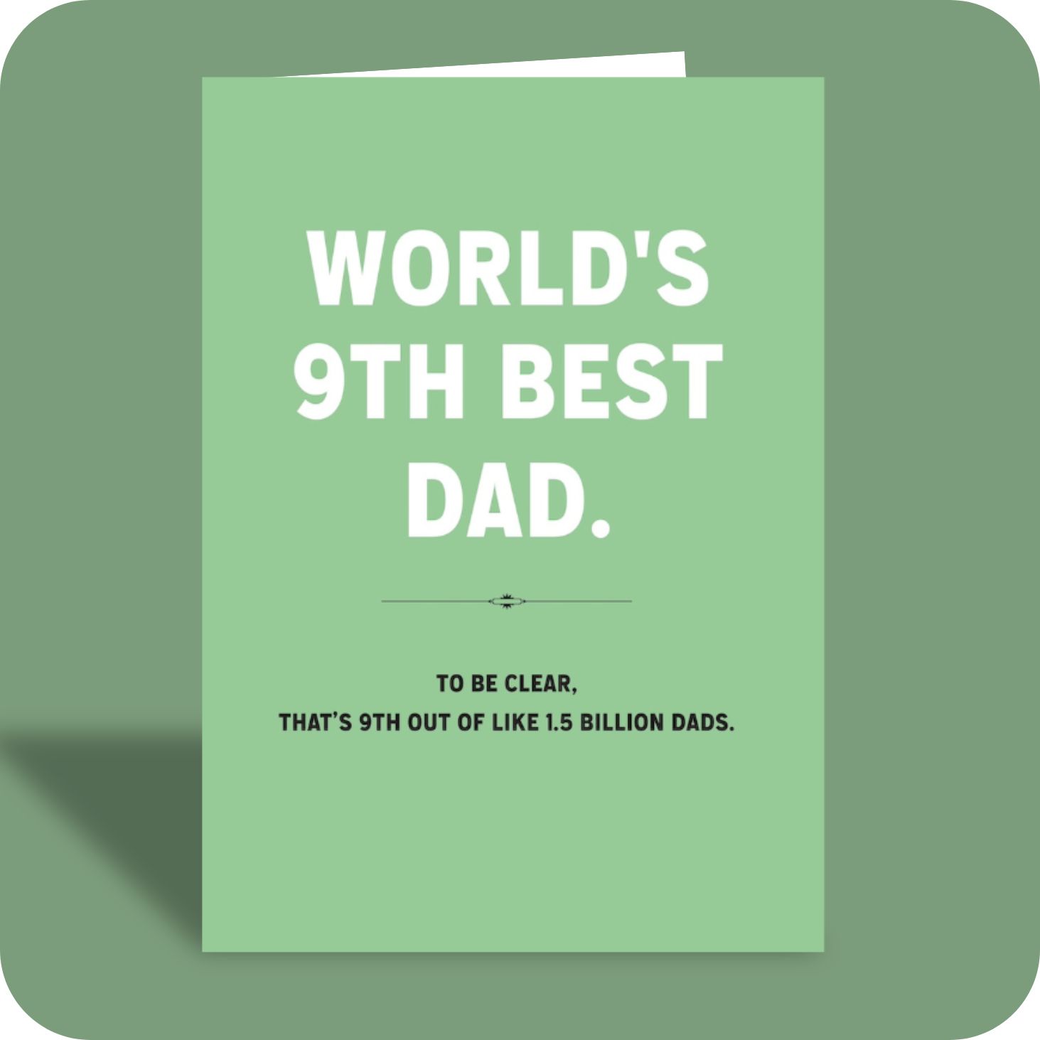 Father's Day Card - 9th Best (C)