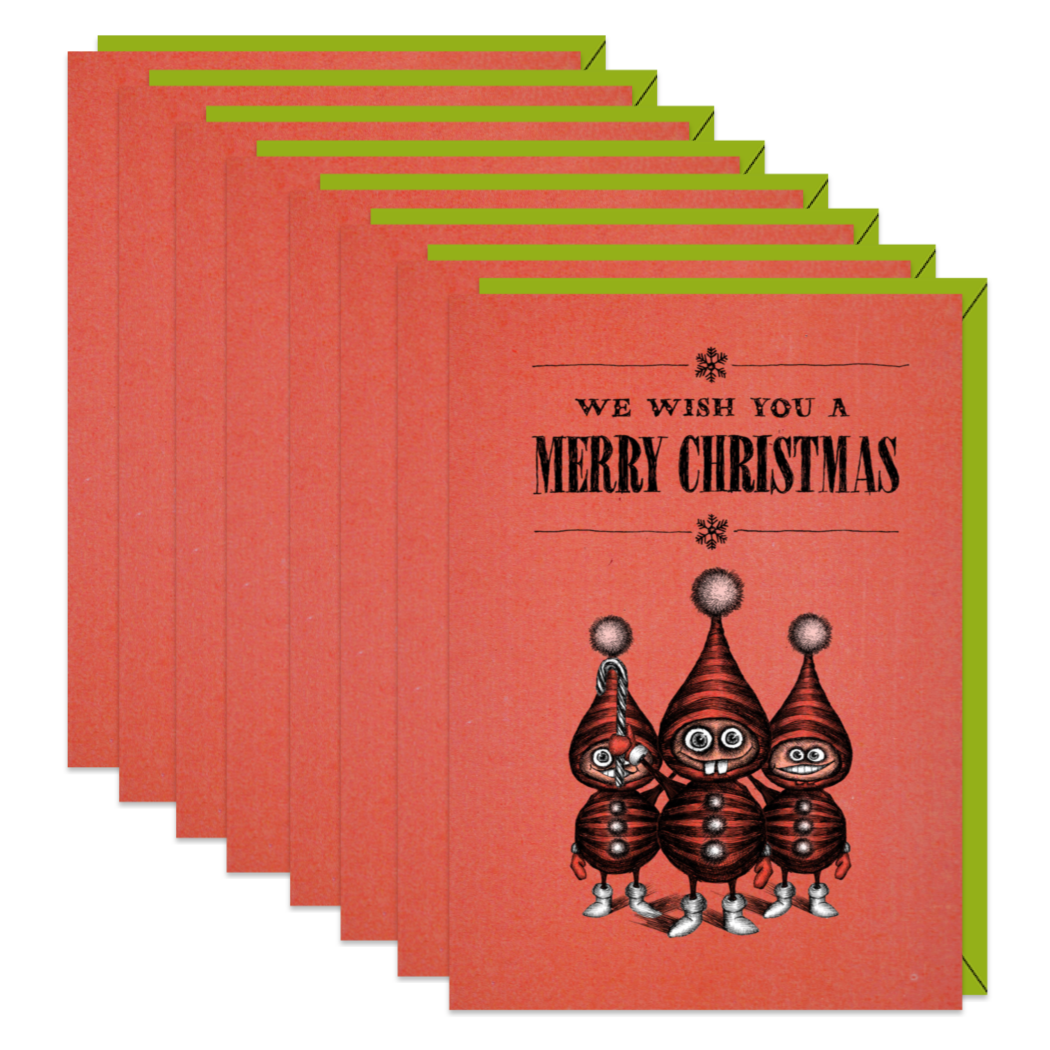 I Wish You A Merry Christmas (Box of 8 mini-cards)