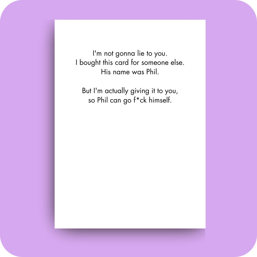 Birthday Card - Not Phil (OG)