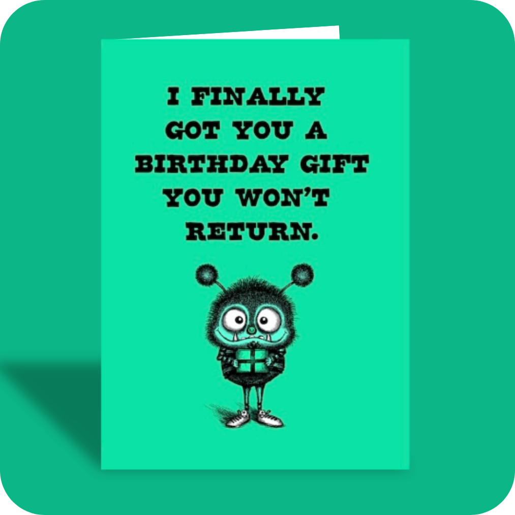 Birthday Card - Ate The Receipt (OG)