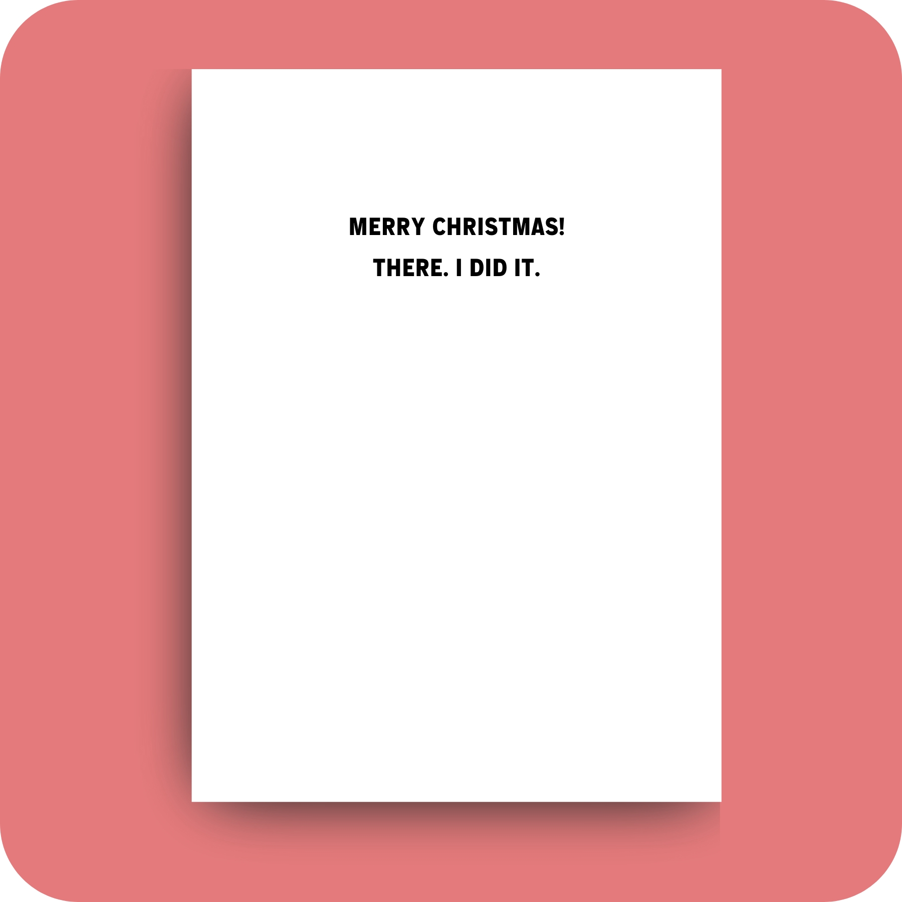 Christmas Card - I Want to Wish (OG)