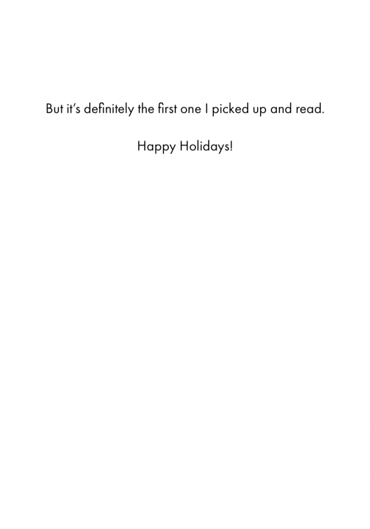 Holiday Card - Not the Best (OG)