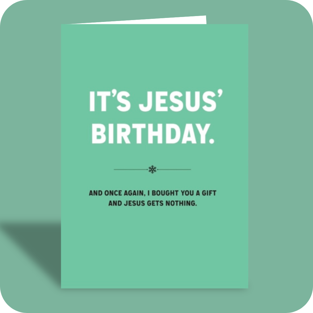 Christmas Card - Jesus' Birthday (C)
