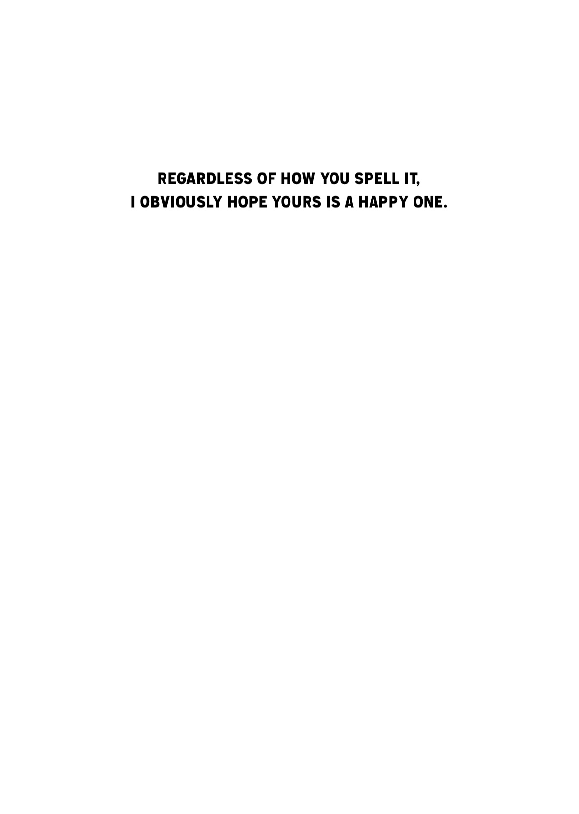 Hanukkah Card - Spelling (C)