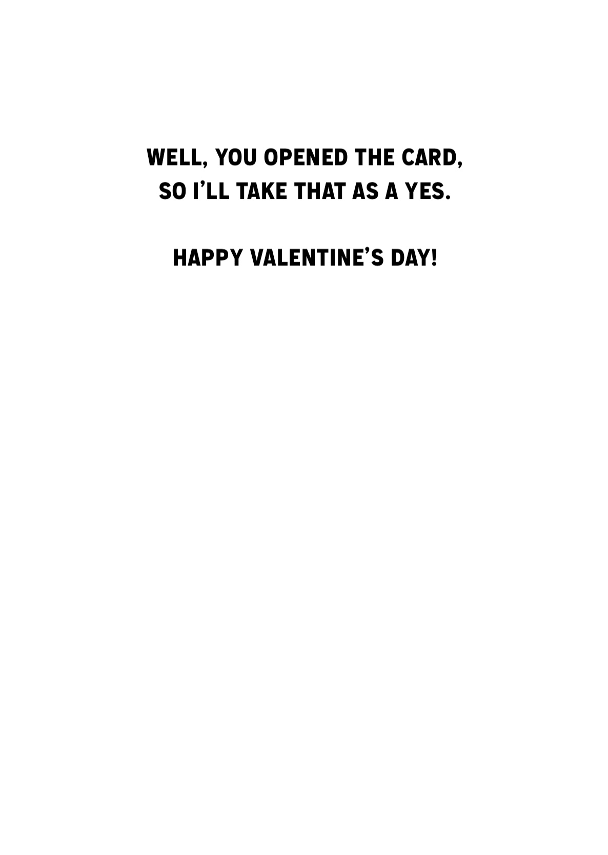 Valentine's Day Card - Be My (C)