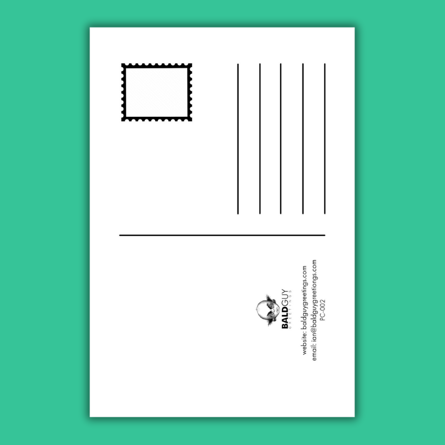 Cotton Candy Postcard