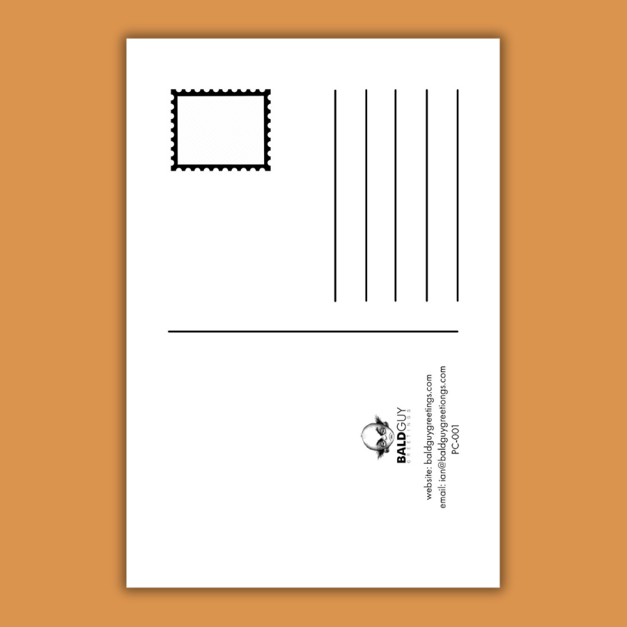 Orange Makeup Postcard