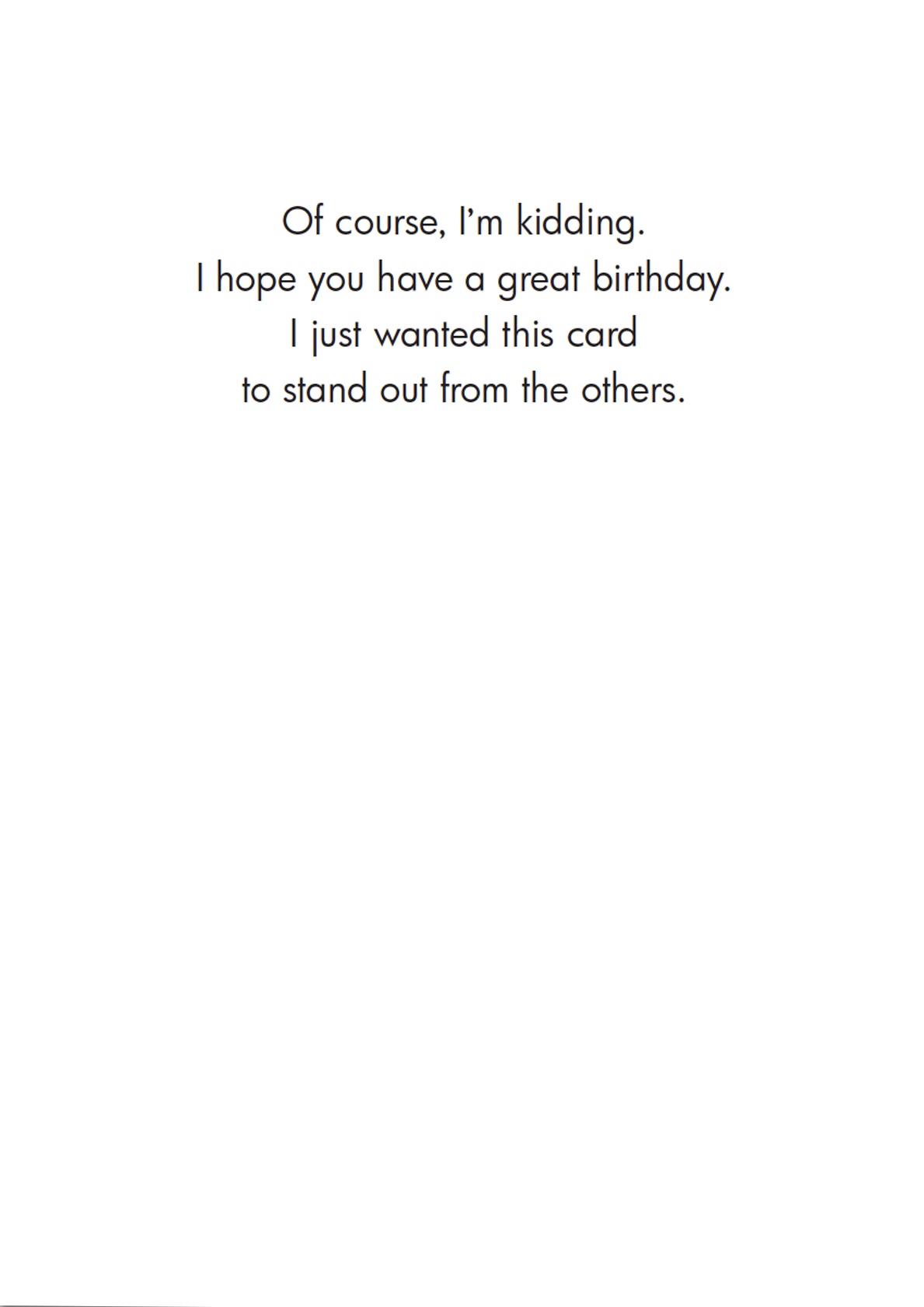 Birthday Card - Terrible Birthday (B)