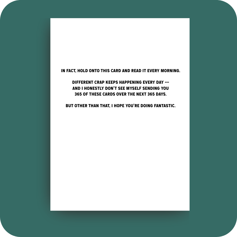 Everyday Card - Can You Believe (C)