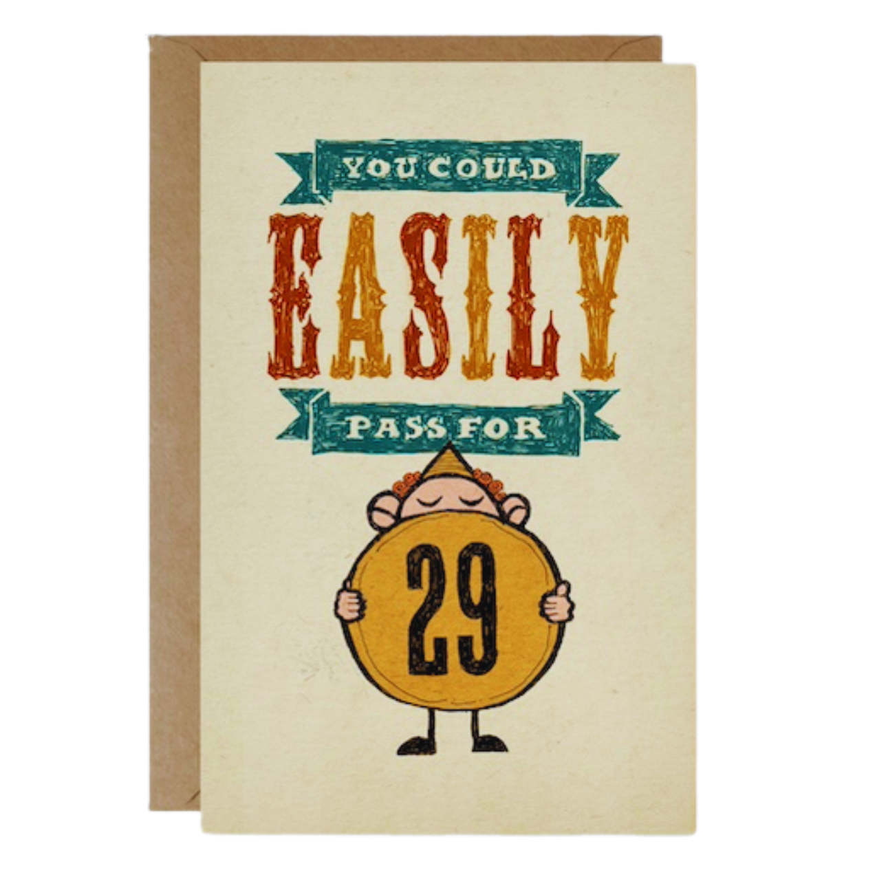 Birthday Card - Pass for 29 (B)