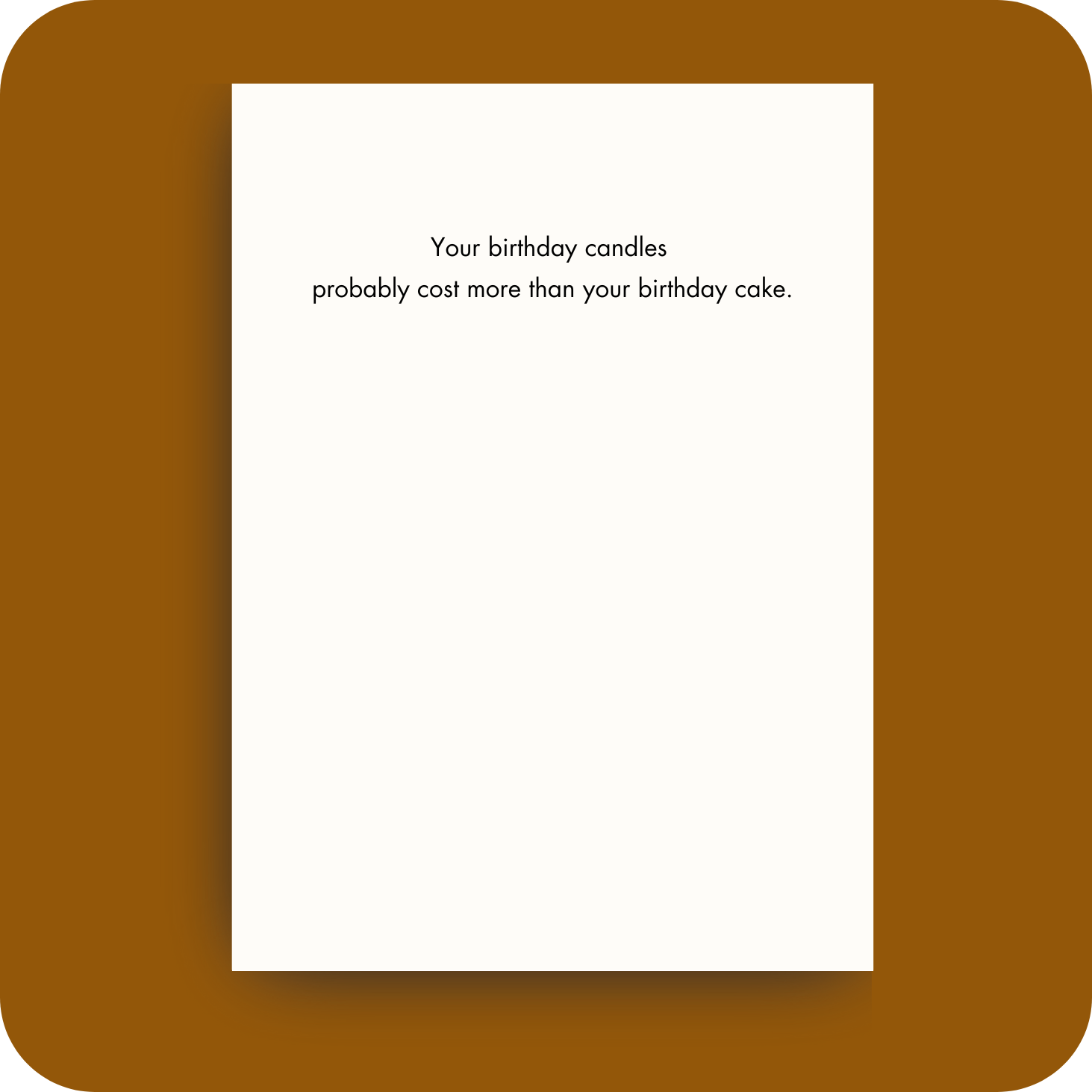 Birthday Card - Birthday Candles (OG)