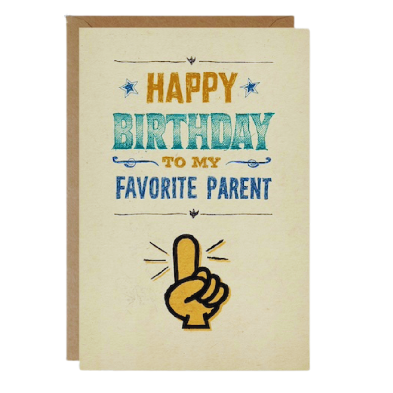 Birthday Card - Favorite Parent (B)