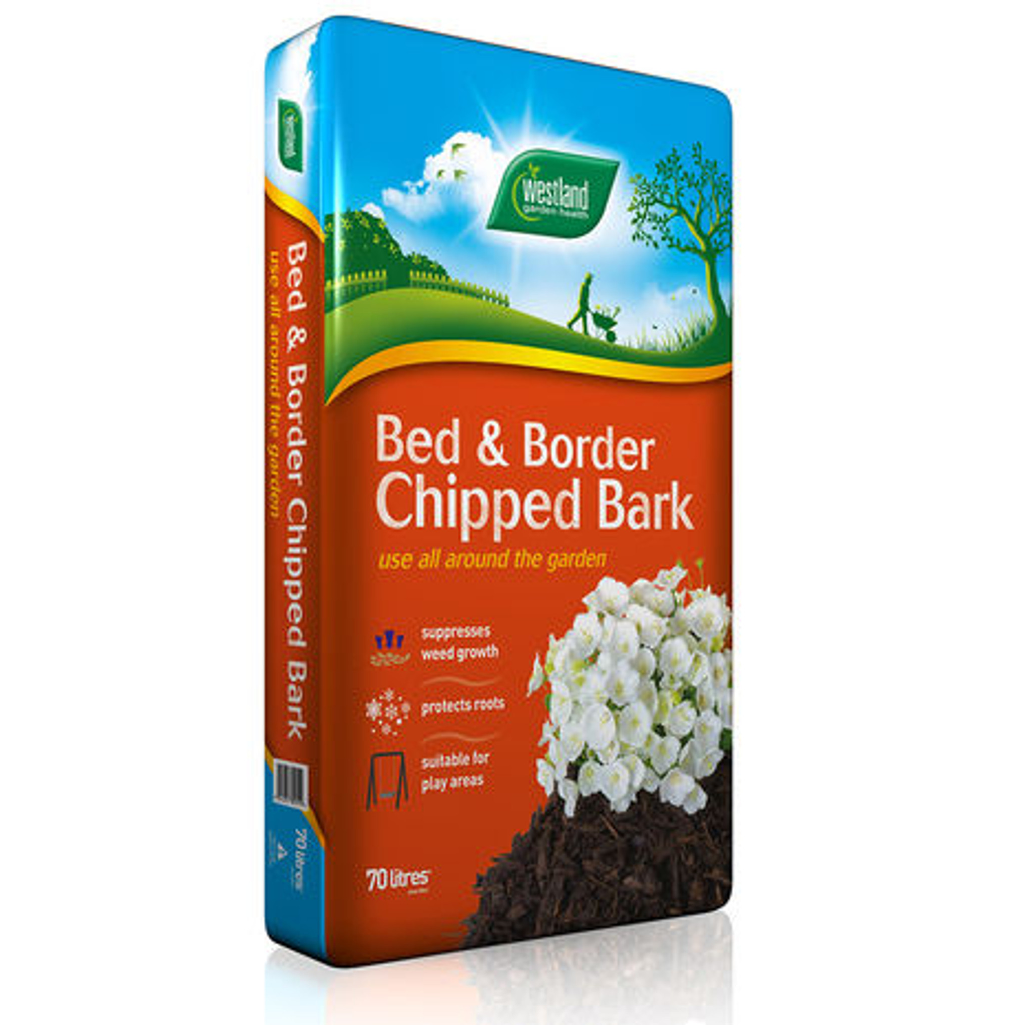 Westland Bed & Border Chipped Bark 70L x 10 Bags