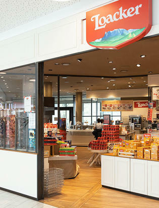 Inside the Loacker Café at Boizano Twenty