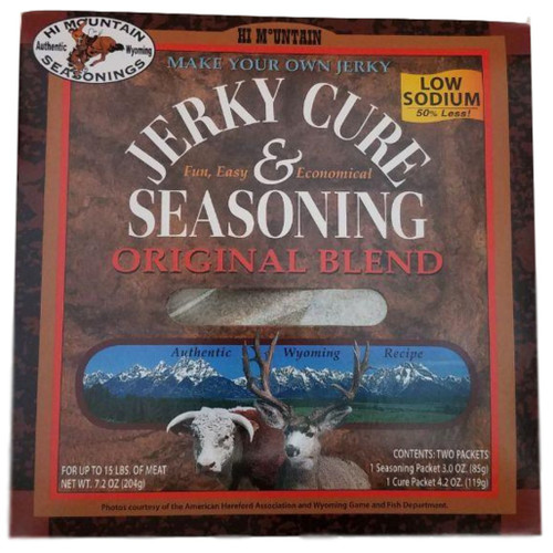 Hi Mountain Jerky Cure & Seasonings Low Sodium Original Blend