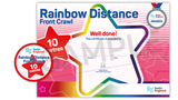 Rainbow Distance Front Crawl 10m Award