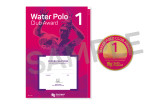 This is the Swim England Water Polo Club 1 Award, which is an a4 certificate and pin badge.