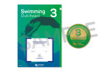This is the Swim England Swimming Club 3 Award, which is an a4 certificate and pin badge.