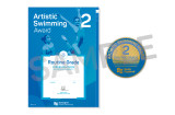 This is the Swim England Artistic Swimming Routine 2 Award, which is an a4 certificate and pin badge.