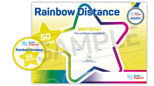 Rainbow Distance Award 50m