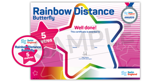Rainbow Distance Butterfly 5m Award