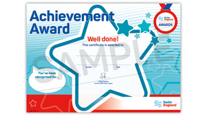 Blank Achievement Award (without badge)
