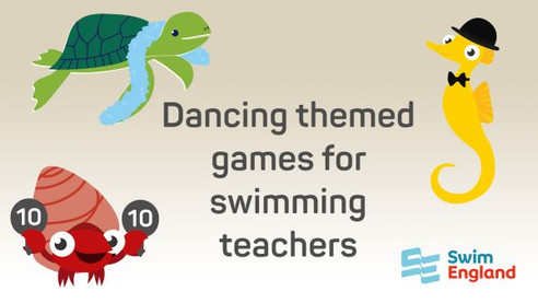 Bring some sparkle to your swimming lessons with these dancing themed games ideas