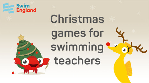 Christmas themed games and activities to use in swimming lessons