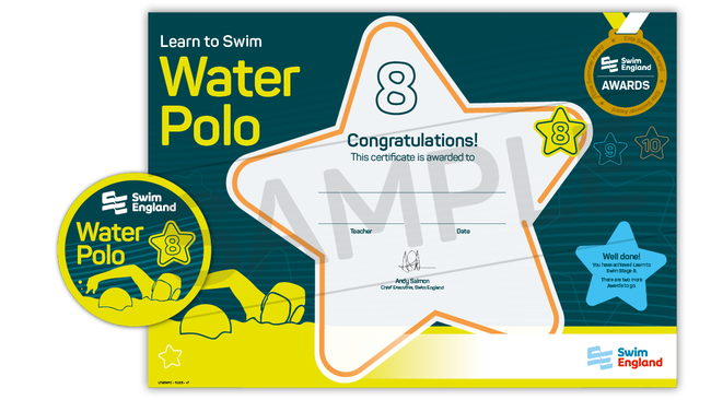 Learn to Swim Stage 8 Water Polo Award