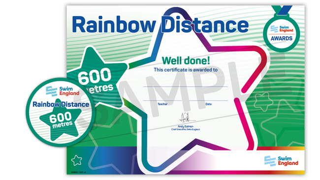 Rainbow Distance Award 600m