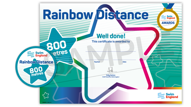 Rainbow Distance Award 800m