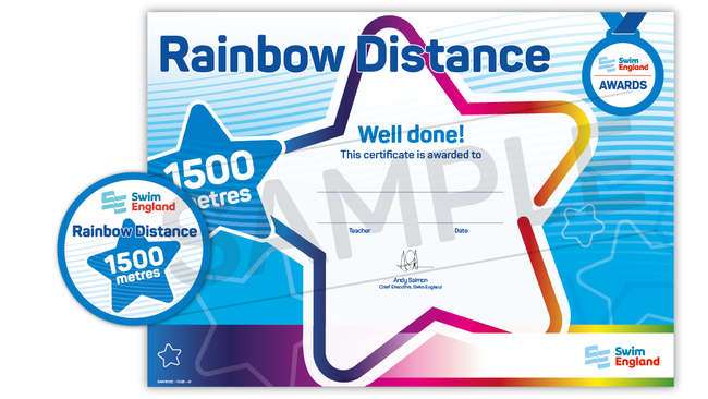 Rainbow Distance Award 1500m