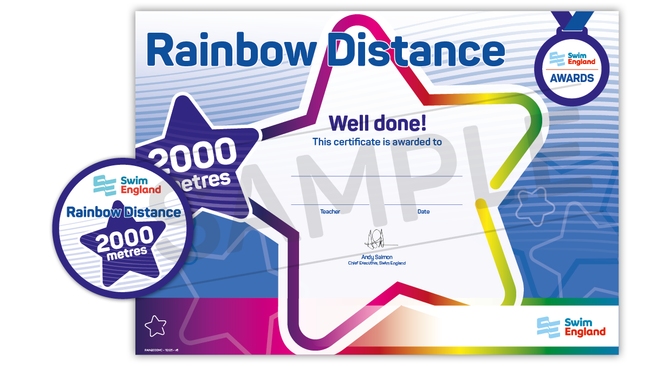Rainbow Distance Award 2000m