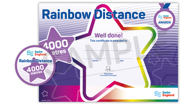 Rainbow Distance Award 4000m