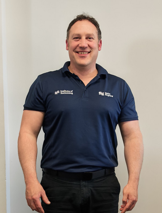 Institute of Swimming Navy Polo Shirts - Male