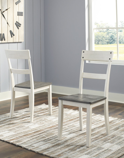 Nelling Two-tone Dining Room Side Chair (Set of 2)