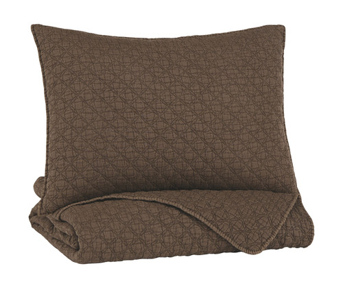 Ryter Brown Twin Coverlet Set