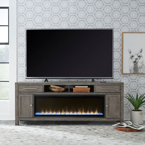 406 78 Inch Console w/ Fire