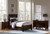 Bonanza Twin Mansion Bed in Merlot