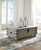 Carynhurst White Wash Gray Lift Top Cocktail Table