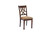 Leahlyn Medium Brown Dining Upholstered Side Chair (1/CN)