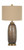 Aaronby Taupe Glass Table Lamp (2/CN)