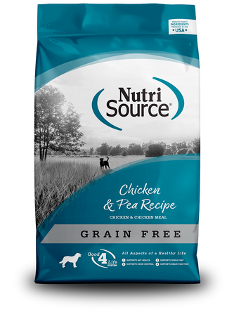NutriSource Dog Grain-Free Chicken & Peas