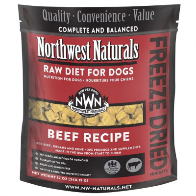 Northwest Naturals Freeze-Dried Dog Beef 12oz
