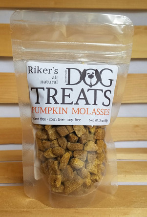 Riker's Dog Treats - Pumpkin Molasses - 3oz Training Treats