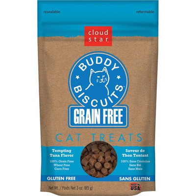 Buddy Biscuits Grain-Free with Tempting Tuna Cat Treats 3oz