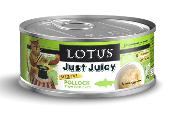 Lotus Cat Just Juicy Pollock Stew 5.3oz