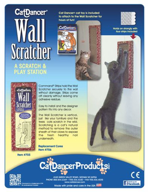 Cat Dancer Wall Scratcher