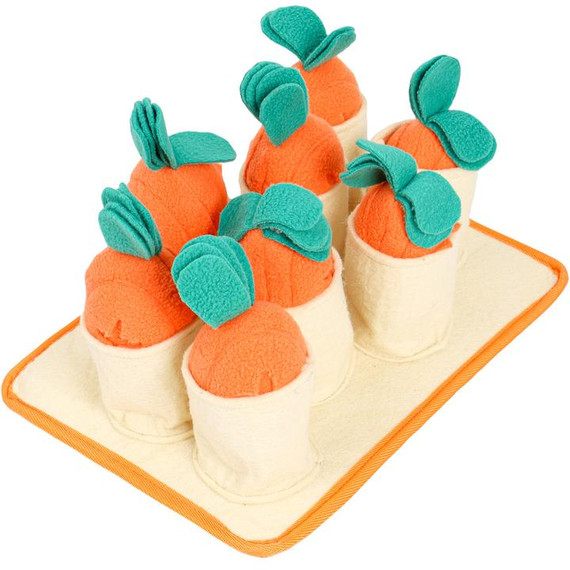 Injoya Snuffle Toy Carrot Patch