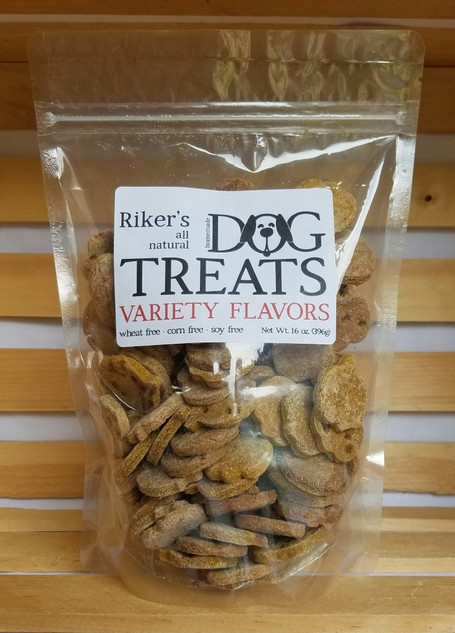 Riker's Dog Treats - Variety Bag 16oz